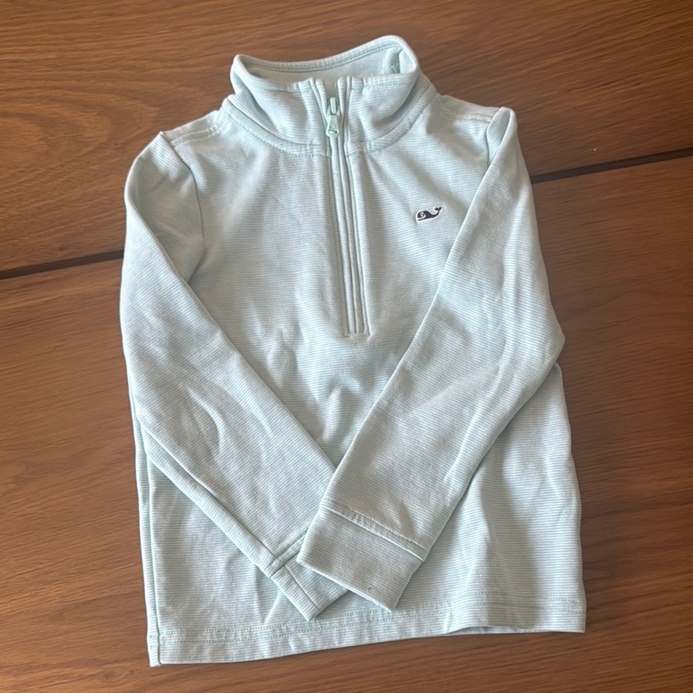 Light Blue Quarter-Zip Pullover